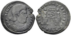 Magnentius. 350-353 AD. AE2 (4.75g, 23mm). Lugdunum mint. Struck 351 AD. RIC.151