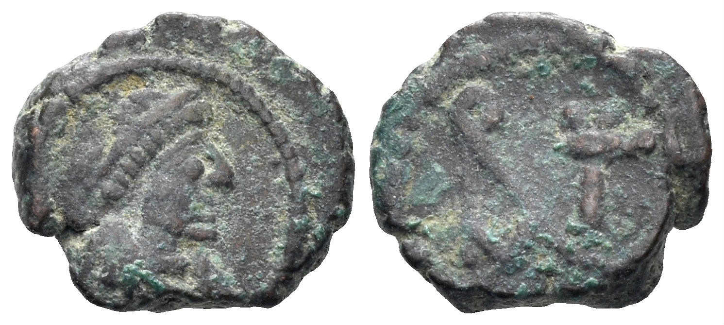 Anastasius I. 491-518. AE Nummus (0.78g, 10mm). Constantinople mint. Struck 491-8. SB 13