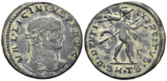 Licinius I. 308-324 AD. AE Follis (5.89g, 26mm). Thessalonica mint. Struck 308-10 AD. RIC 37b