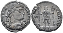 Vetranio. 350 AD. AE Centenionalis (5.20g, 23mm). Siscia mint. RIC 287