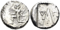 Karia, Kaunos. Circa 410-390 BC. AR Stater (11.80g, 23mm). Konuk 105 (44/R45)