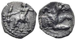Lykaonia, Laranda. Circa 324-323 BC. AR Obol (0.50g, 7mm). Göktürk 82