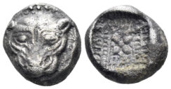 Ionia, Miletos Circa 550-525 BC. AR 1/8 Stater (1.53g, 10mm). Klein 420