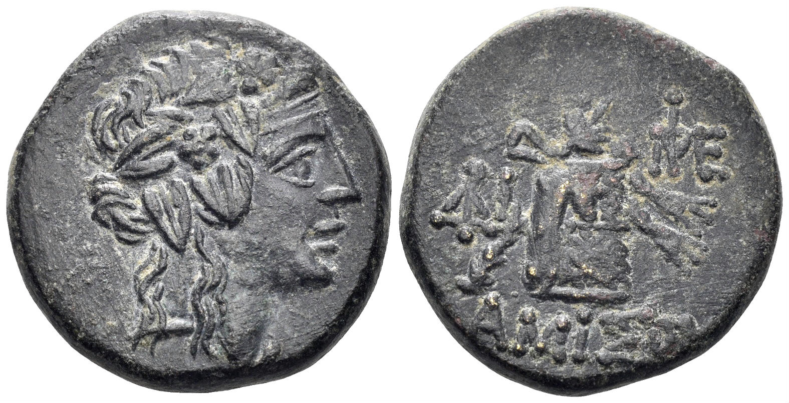 Pontos, Amisos. Time of Mithradates VI. Circa 85-65 BC. AE 21.5mm (8.55g). SNG BM Black Sea 1209