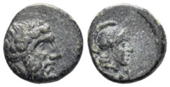 Aiolis, Autokane. 4th century BC. AE 9mm (0.55g). SNG Ashmolean 1259
