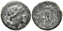 Pamphylia, Perge. 2nd century BC. AE 20mm (5.51g). SNG BN 335-6