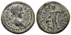 Pisidia, Ariassus. Caracalla. 198-217 AD. AE Assarion (4.90 gm, 20.5mm). SNG von Aulock 5003