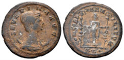 Severina, Augusta. 270-275 AD. AE Antoninianus (4.17 gm, 23mm). Cyzicus mint. Struck 275 AD. RIC 18