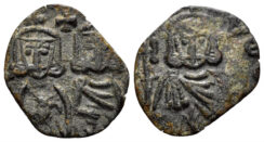 Constantine V. 741-775. AE Follis (1.71g, 19mm). Syracuse mint. Struck 757-5. SB 1569