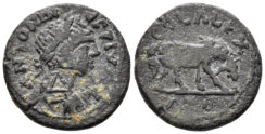 Troas, Alexandreia. Elagabalus. 218-222 AD. AE 24mm (8.67g). RPC VI, 3962