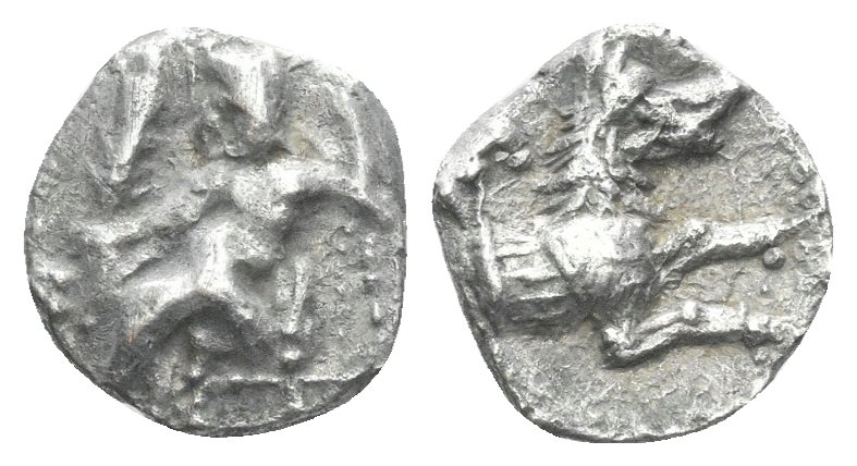 Lykaonia, Laranda. Circa 324-323 BC. AR Obol (0.58g, 10mm). Göktürk 82