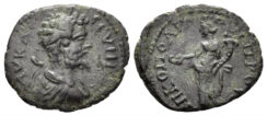 Moesia Inferior, Nicopolis ad Istrum. Septimius Severus. 193-211 AD. AE 18mm (2.24g). Varbanov 2570 var.