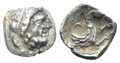 Lykaonia, Laranda. Circa 324-323 BC. AR Obol (0.63g, 9mm). SNG Levante 227