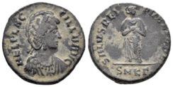 Aelia Flaccilla, Augusta. 379-386/8 AD. AE2 (4.84g, 22mm). Cyzicus mint. Struck 383-8 AD. RIC 24
