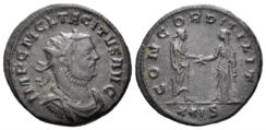 Tacitus. 275-276 AD. Antoninianus (3.34g, 21mm). Siscia mint. Struck 275/6 AD. RIC 129 var.