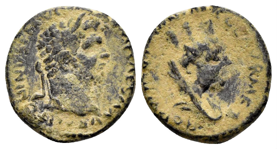 Mesopotamia, Edessa. Caracalla. 198-217 AD. AE 14mm (1.48g). SNG Righetti 2568