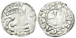 France. Provincial. Blois (comté). Time of Thibaut III. Circa 1037-1089/90. AR Denier (1.12g, 21mm). Poey d’Avant 1690
