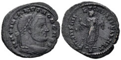Galerius, as Caesar. 293-305 AD. AE Follis (7.22g, 28mm). Carthage mint. Struck 299-303 AD. RIC 32b