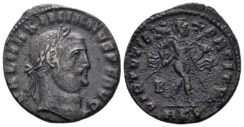 Galerius. 305-311 AD. AE Follis (6.62g, 25mm). Cyzicus mint. Struck 308/9 AD. RIC 52