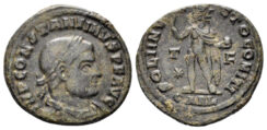 Constantine I ‘the Great’. 307-337 AD. AE Follis (3.28g, 20mm). Arelate mint. Struck 316 AD. RIC 84