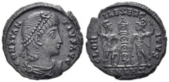 Constantius II. 337-361 AD. AE Follis (2.00g, 16mm). Antioch mint. Struck 337-41 AD. LRBC 1385