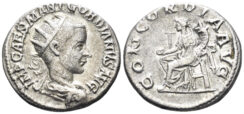 Gordian III. 238-244 AD. AR Antoninianus (4.50g, 21mm). Antioch mint. Struck 239 AD. RIC 180