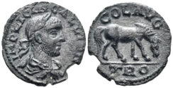 Troas, Alexandreia. Gallienus. 253-268 AD. AE As (4.87g, 20.5mm). Struck 253-260 AD. Bellinger A451