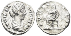 Lucilla, Augusta. 164-182 AD. AR Denarius (2.90g, 17mm). Rome mint. Struck circa 165-7 AD. RIC 781