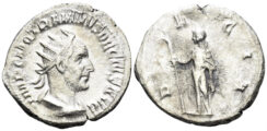 Trajan Decius. 249-251 AD. AR Antoninianus (3.48g, 23mm). Rome mint. Struck 249/50 AD. RIC 12b