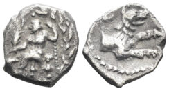 Lykaonia, Laranda. Circa 324-323 BC. AR Obol (0.58g, 10mm). Göktürk 82 var