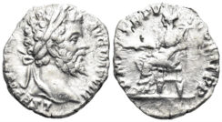 Septimius Severus. 193-211 AD. AR Denarius (2.22g, 17mm). Rome mint. Struck 196/7 AD. RIC 88a