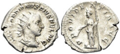 Gordian III. 238-244 AD. AR Antoninianus (3.33g, 23.5mm). Rome mint. Struck 243/4 AD. RIC 150