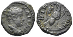Bithynia, Nikaia. Geta, as Caesar. 198-209 AD. AE 14mm (2.26g). RPC V.2 – (unassigned; ID 77445)
