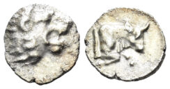 Karia, uncertain. Circa 450-380 BC. AR Hemiobol (0.28g, 8mm). Auctiones GmbH eAuc. 21, lot 53