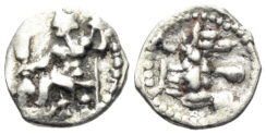Lykaonia, Laranda. Circa 324-323 BC. AR Obol (0.51g, 11mm). Göktürk 82