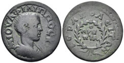 Phrygia, Hierapolis. Philip II, as Caesar. 244-247 AD. AE 23mm (5.70g). RPC – (unassigned; ID 20728)