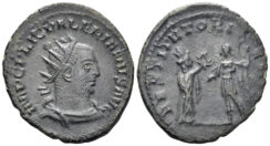 Valerian I. 253-260 AD. AR Antoninianus (3.81g, 23mm). Samosata mint. Struck 255/6 AD. Göbl 1677e