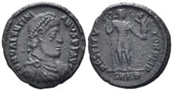Valentinian I. 364-375 AD. AE3 (2.46g, 17mm). Cyzicus mint. Struck 364/5 AD. RIC 10a