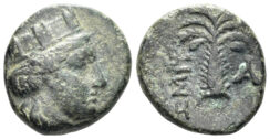 Ionia, Smyrna. Circa 240-230 BC AE 13mm (1.71g). SNG Copenhagen 1115