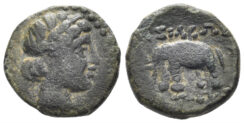 Seleukid Kingdom. Antiochus III. 223-187 BC. AE 11mm (1.38g). Antioch mint. SNG Spaer 615