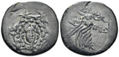 Paphlagonia, Amastris. Time of Mithradates VI. 90-85 BC. AE 23mm (7.39g). SNG Stancomb 737