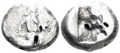 Achaemenid Kingdom. Circa 375-340 BC. AR Siglos (5.47g, 16mm). Carradice Type IVc, 49