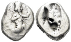 Achaemenid Empire. Time of Darios I – Xerxes II. Circa 485-420 BC. AR Siglos (5.50g, 17mm). Sardeis mint. Carradice Type IIIb