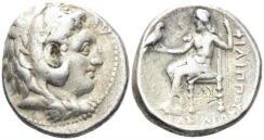 Macedonian Kingdom. Philip III Arrhidaeus 323-317 BC. AR Tetradrachm (16.91g, 27mm). Babylon mint. Price P181