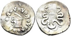 Phrygia, Laodikeia AR Cistophoric Tetradrachm (12.52g, 28mm). Circa 133/88-67 BC. Diodoros, magistrate. SNG Copenhagen 487