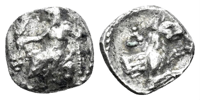 Lykaonia, Laranda. Circa 324-323 BC. AR Obol (0.61g, 10mm). Göktürk 82
