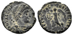Valens. 364-378 AD. AE3 (2.10g, 17mm). Antioch mint. Struck 364-7 AD. LRBC 2664