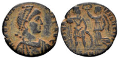 Honorius. 393-423 AD. AE3 (1.99g, 16mm). Nicomedia mint. Struck 395-401 AD. RIC 62
