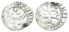Hungary. Maria of Anjou. 1382-1387. AR Denar (0.30g, 12mm). Huszar 569