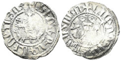 Kingdom of Cilician Armenia. Levon I. 1199-1219. AR Tram (2.91g, 23mm). Sis mint. AC 286